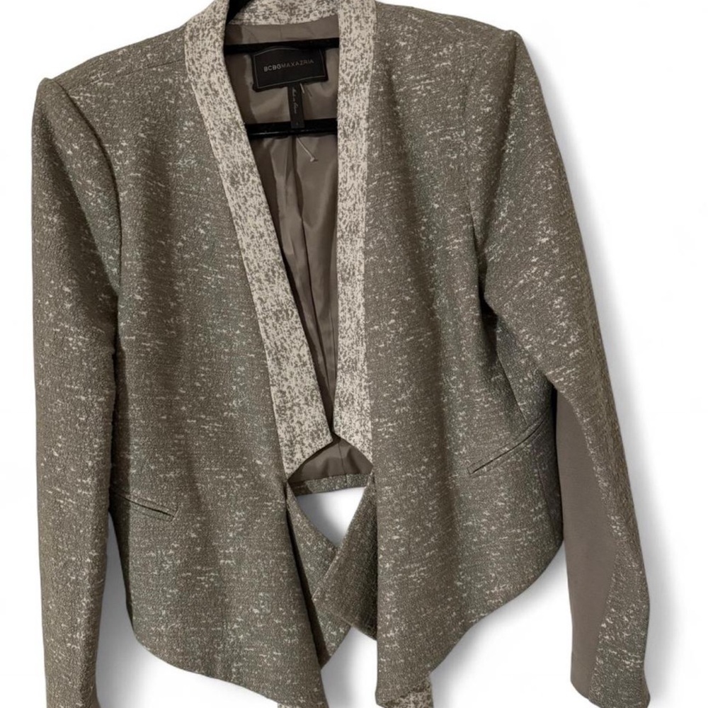 BCBGMaxAzria Olive Textured Blazer